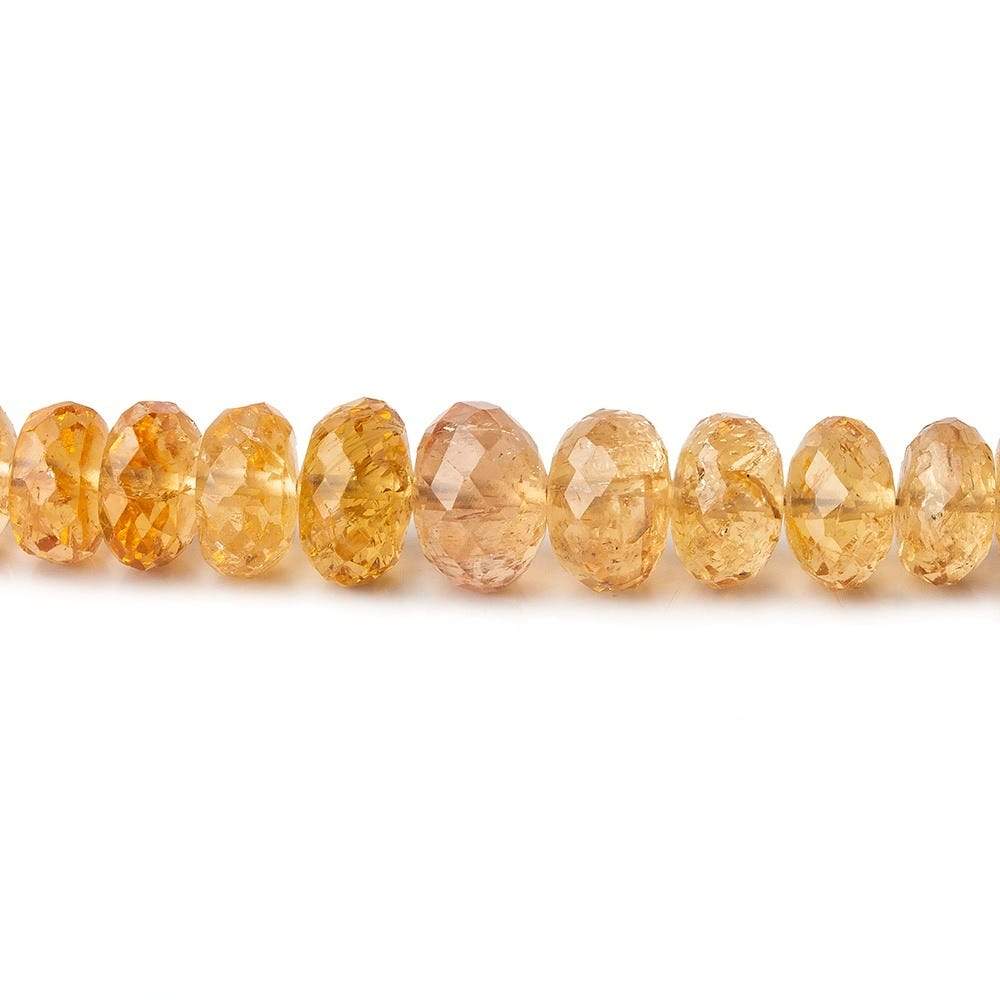 5-8mm Imperial Topaz faceted rondelle beads 18 inch 126 pieces AA (ONLINE ORDER ONLY)