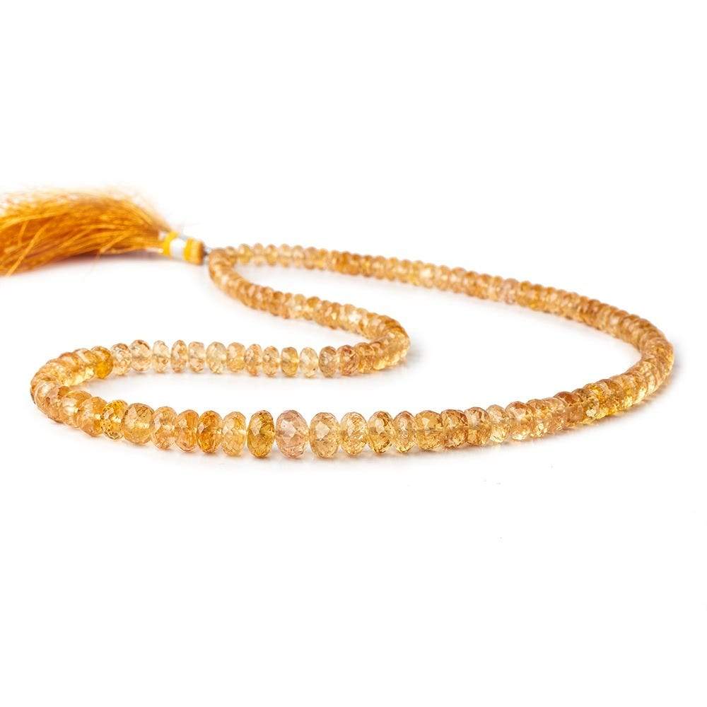 5-8mm Imperial Topaz faceted rondelle beads 18 inch 126 pieces AA (ONLINE ORDER ONLY)