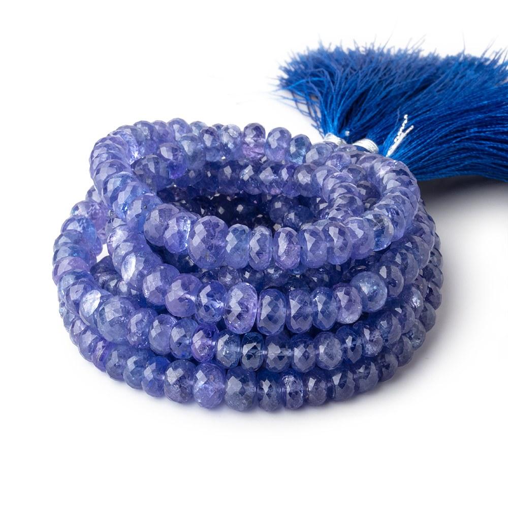 5-8mm Tanzanite Faceted Rondelle Beads 16 inch 108 pieces A (ONLINE ORDER ONLY)