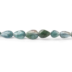 5-9mm Bi-Color Indicolite Tourmaline Faceted Pear 15.5 inch 62 Beads (ONLINE ORDER ONLY)