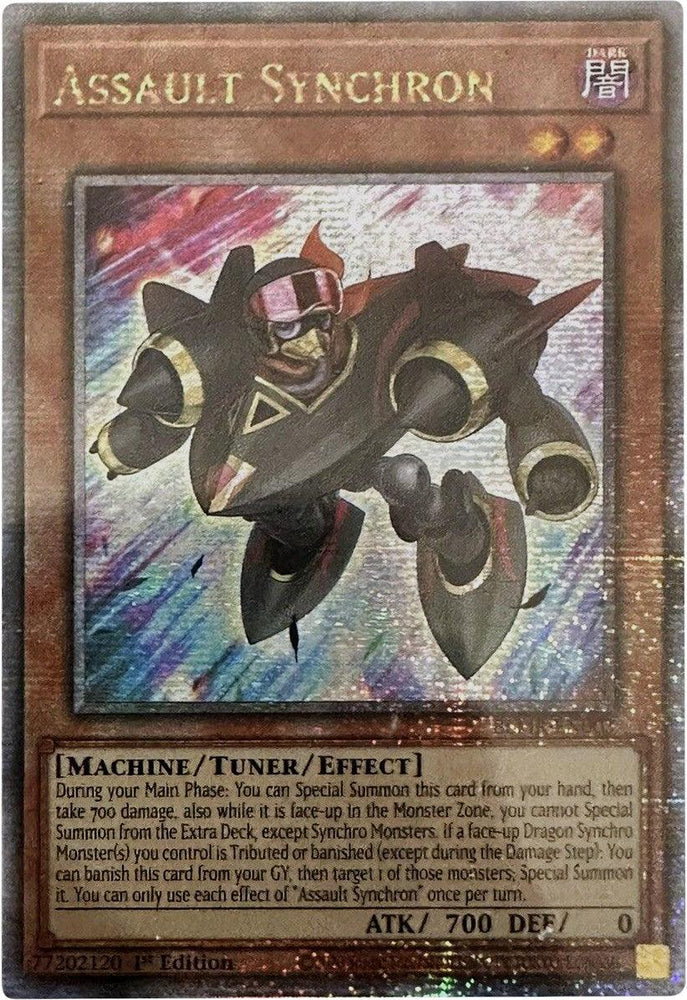 Assault Synchron [BLMR-EN003] Quarter Century Secret Rare (ONLINE ORDER ONLY)