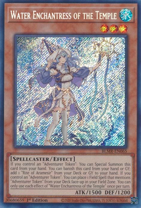 Water Enchantress of the Temple [BLMR-EN065] Secret Rare (ONLINE ORDER ONLY)