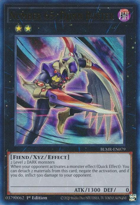 Number 65: Djinn Buster [BLMR-EN079] Ultra Rare (ONLINE ORDER ONLY)
