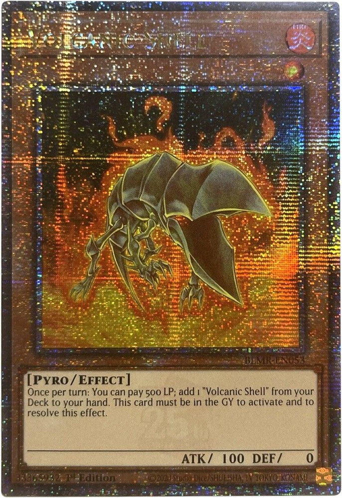 Volcanic Shell [BLMR-EN053] Quarter Century Secret Rare (ONLINE ORDER ONLY)