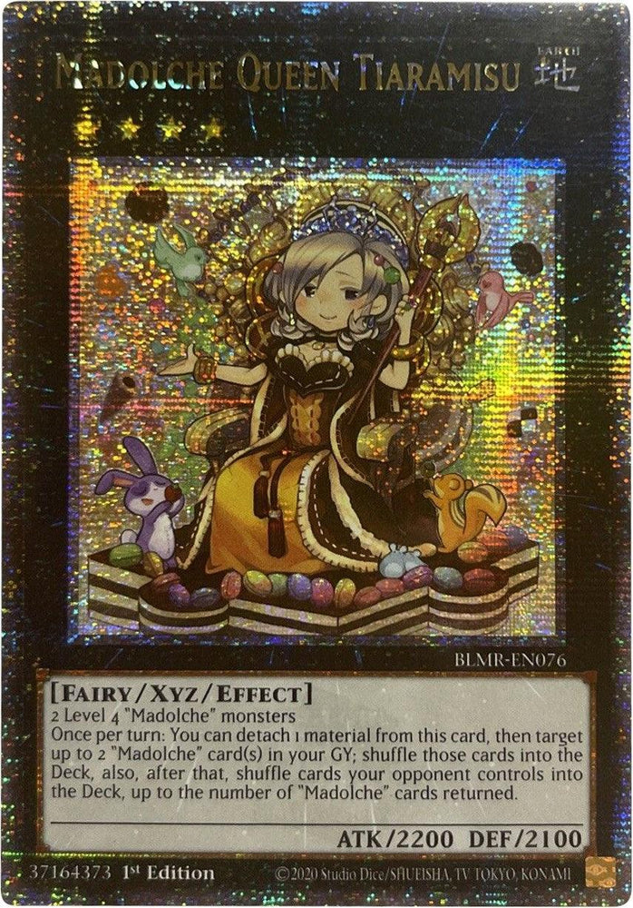 Madolche Queen Tiaramisu [BLMR-EN076] Quarter Century Secret Rare (ONLINE ORDER ONLY)