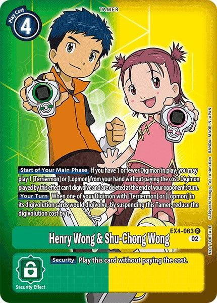 Henry Wong & Shu-Chong Wong [EX4-063] (Alternate Art) [Alternative Being Booster] (ONLINE ORDER ONLY)