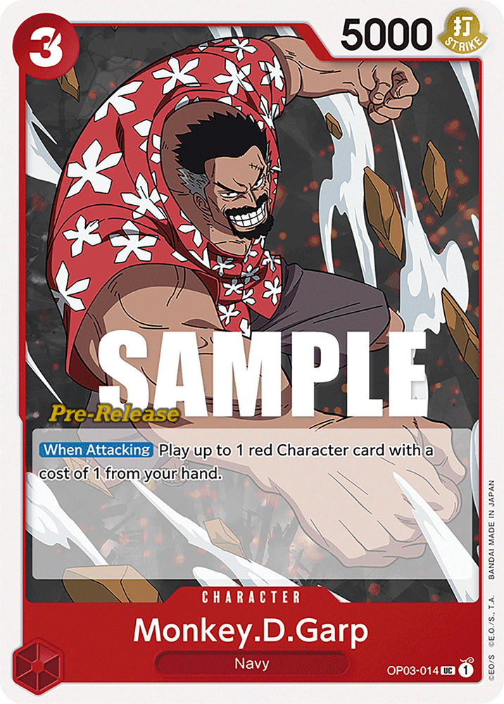 Monkey.D.Garp [Pillars of Strength Pre-Release Cards] (ONLINE ORDER ONLY)