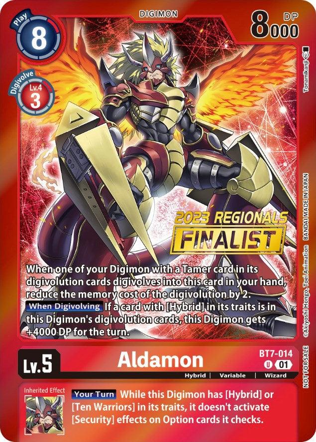 Aldamon [BT7-014] (2023 Regionals Finalist) [Next Adventure Promos] (ONLINE ORDER ONLY)