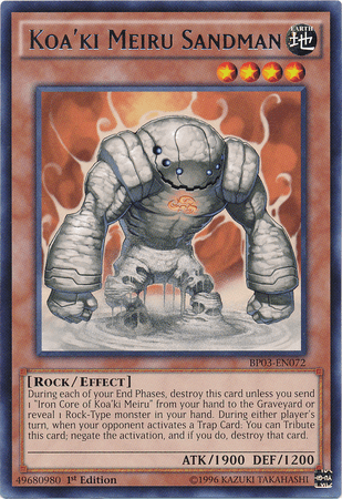 Koa'ki Meiru Sandman [BP03-EN072] Rare (ONLINE ORDER ONLY)
