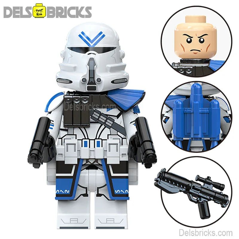 501st Airborne Clone Trooper Star Wars Lego Minifigures Custom Toys S3 (ONLINE ORDER ONLY)