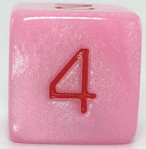 Faerie Dragon Shimmer w/ Rose Numbers 7-Dice Set RPG DND Dice (Online Only)