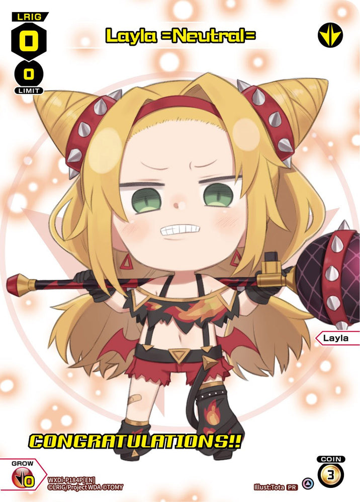 Layla =Neutral= (July 2023/Winner) (WXDi-P184P[EN]) [Promo Cards]