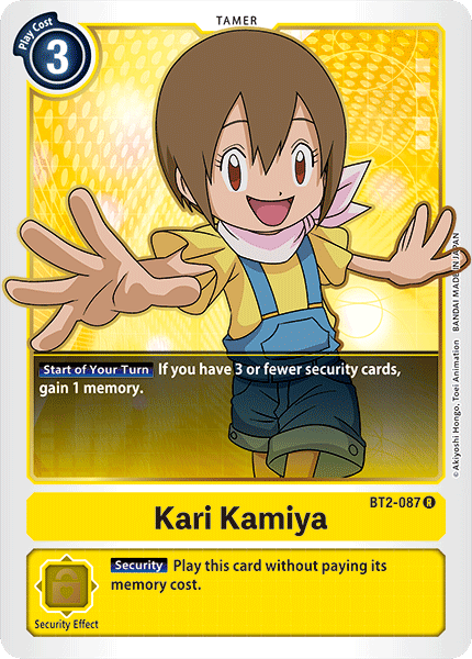 Kari Kamiya [BT2-087] [Release Special Booster Ver.1.0] (ONLINE ORDER ONLY)