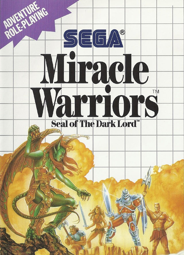 Miracle Warriors: Seal of the Dark Lord (Sega Master System) (ONLINE ORDER ONLY)