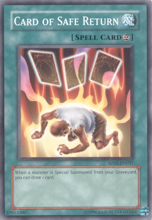 Card of Safe Return [RP02-EN037] Common (ONLINE ORDER ONLY)