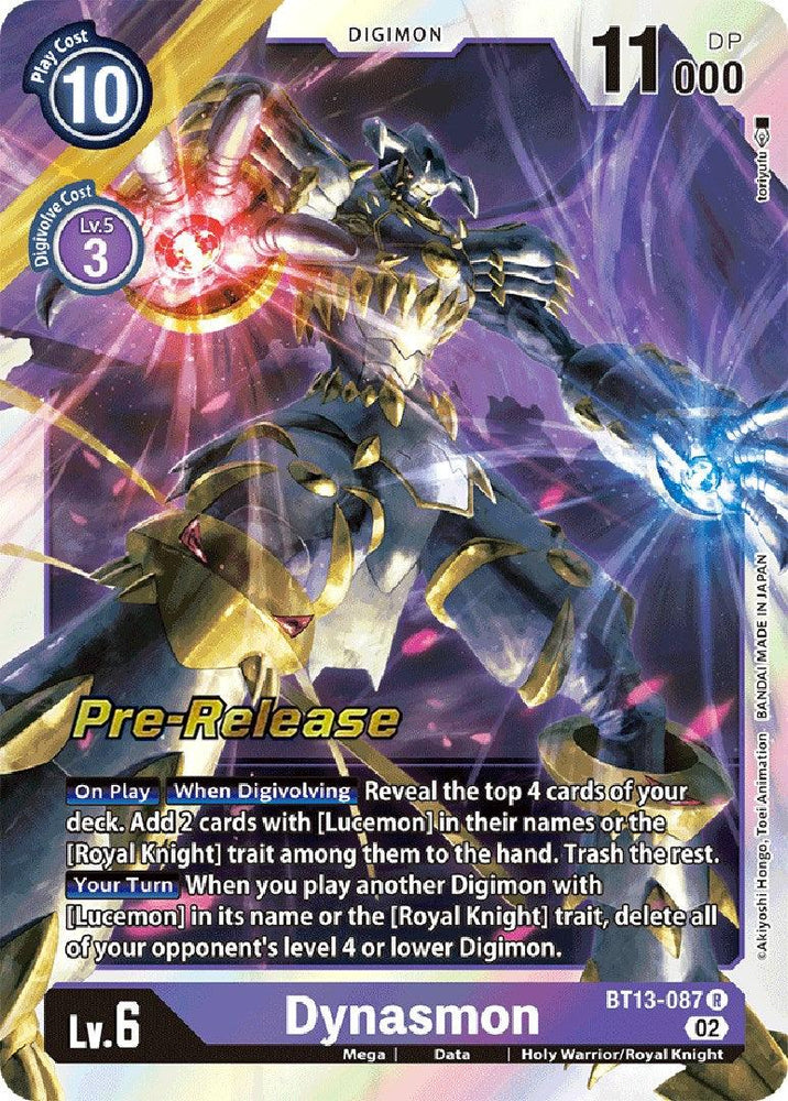 Dynasmon [BT13-087] [Versus Royal Knights Booster Pre-Release Cards] (ONLINE ORDER ONLY)