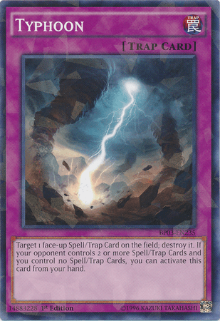 Typhoon [BP03-EN235] Shatterfoil Rare (ONLINE ORDER ONLY)