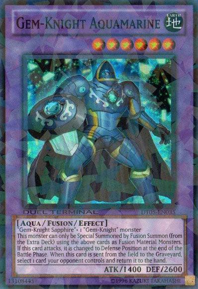 Gem-Knight Aquamarine [DT05-EN035] Super Rare (ONLINE ORDER ONLY)