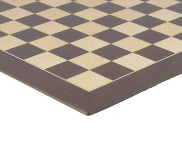 Chess Board - Walnut/Sycamore Barcelona Chess Board (ONLINE ORDER ONLY)