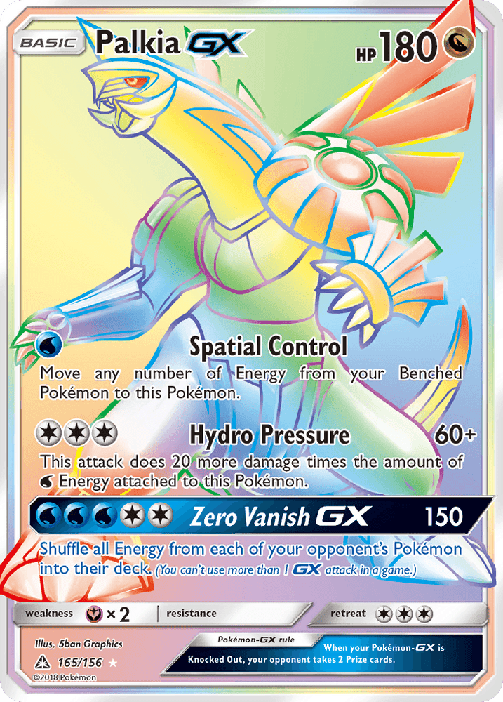 Palkia GX (165/156) [Sun & Moon: Ultra Prism] (Online Only)