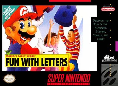 Mario's Early Years Fun with Letters (Super Nintendo) (Online Only)
