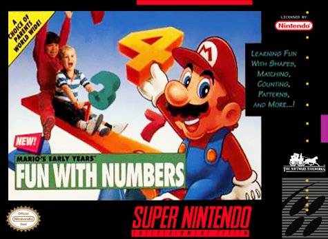 Mario's Early Years Fun With Numbers (Super Nintendo) (Online Only)