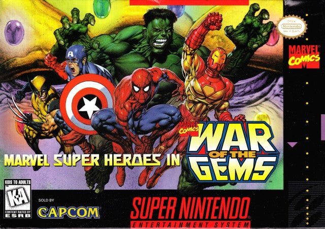 Marvel Super Heroes in War of the Gems (Super Nintendo) (Online Only)