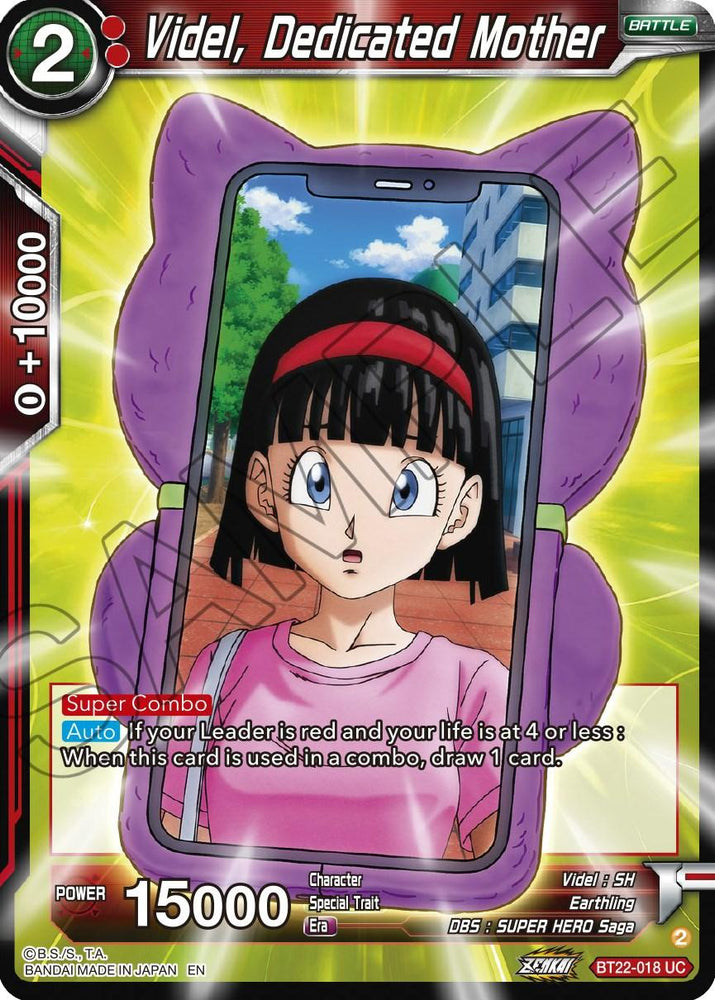 Videl, Dedicated Mother (BT22-018) [Critical Blow] (ONLINE ORDER ONLY)
