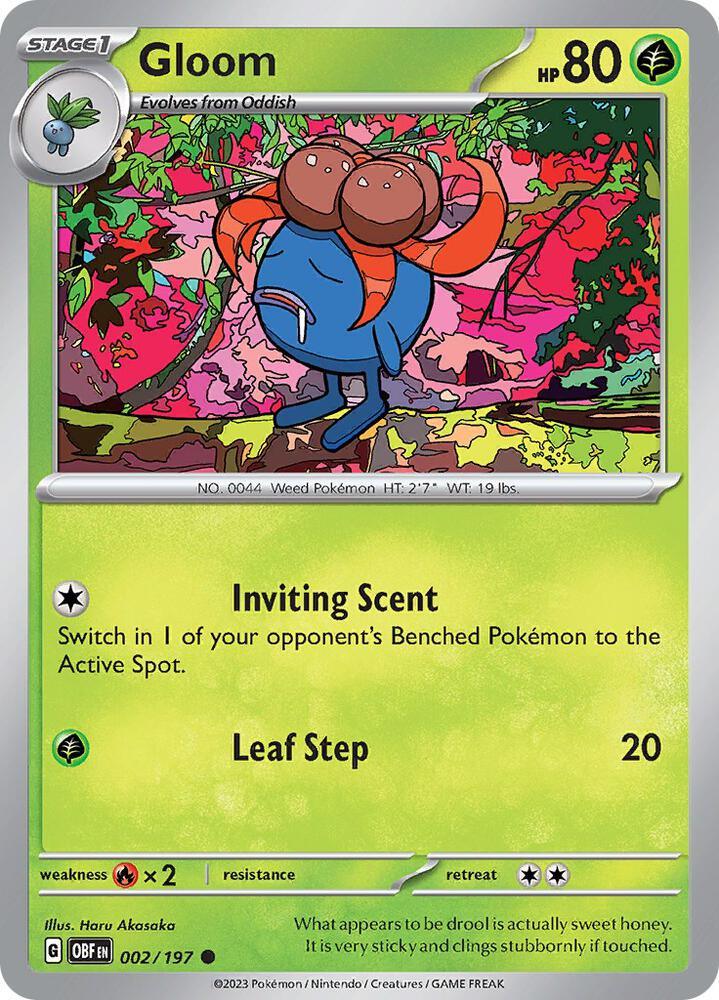 Gloom (002/197) [Scarlet & Violet: Obsidian Flames] (Online Only)