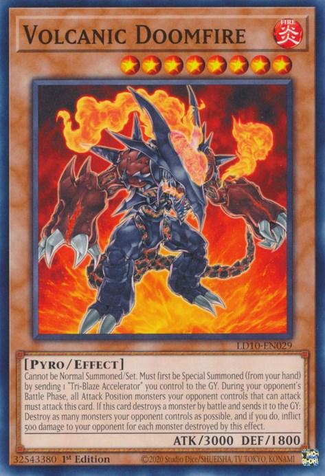 Volcanic Doomfire [LD10-EN029] Common (ONLINE ORDER ONLY)