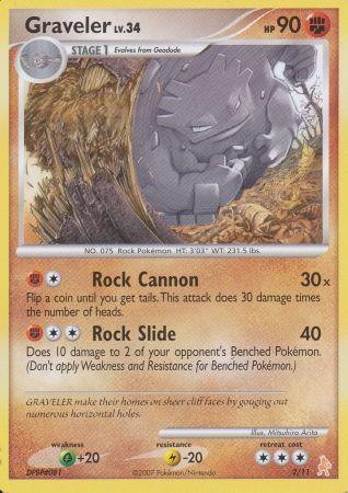 Graveler (2/11) [Diamond & Pearl: Trainer Kit - Lucario] (Online Only)