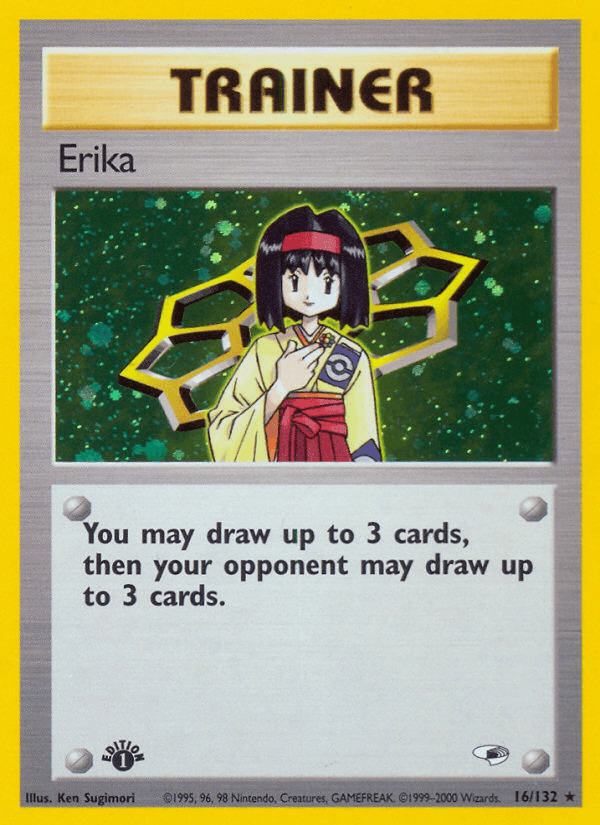 Erika (16/132) [Gym Heroes 1st Edition] (Online Only)