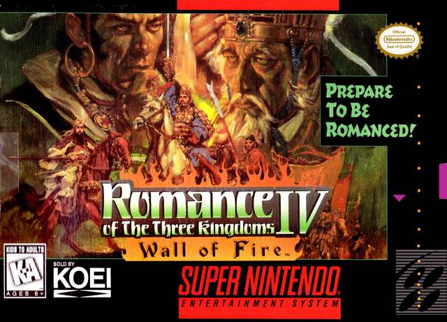 Romance of the Three Kingdoms IV Wall of Fire (Super Nintendo) (Online Order Only)