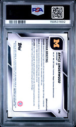 Graded 2025 Topps Bowman University Chrome Bryce Underwood #196 Rookie RC Football Card PSA 9 Mint