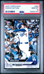 Graded 2025 Topps Now Shohei Ohtani #903 Baseball Card PSA 10 Gem Mint