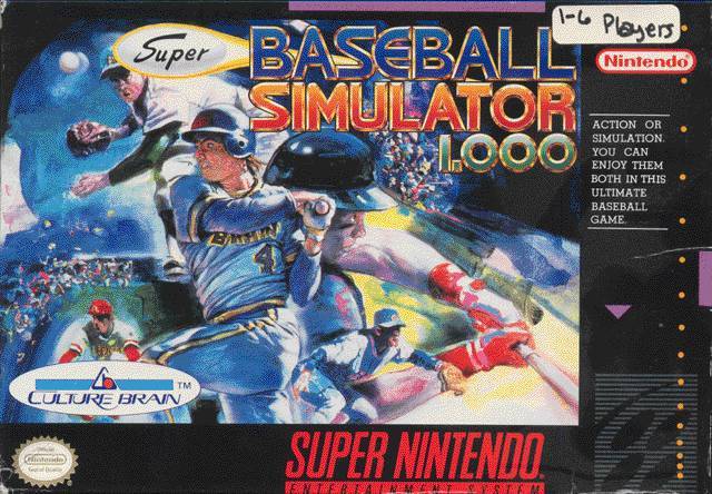 Super Baseball Simulator 1.000 (Super Nintendo) (Online Order Only)