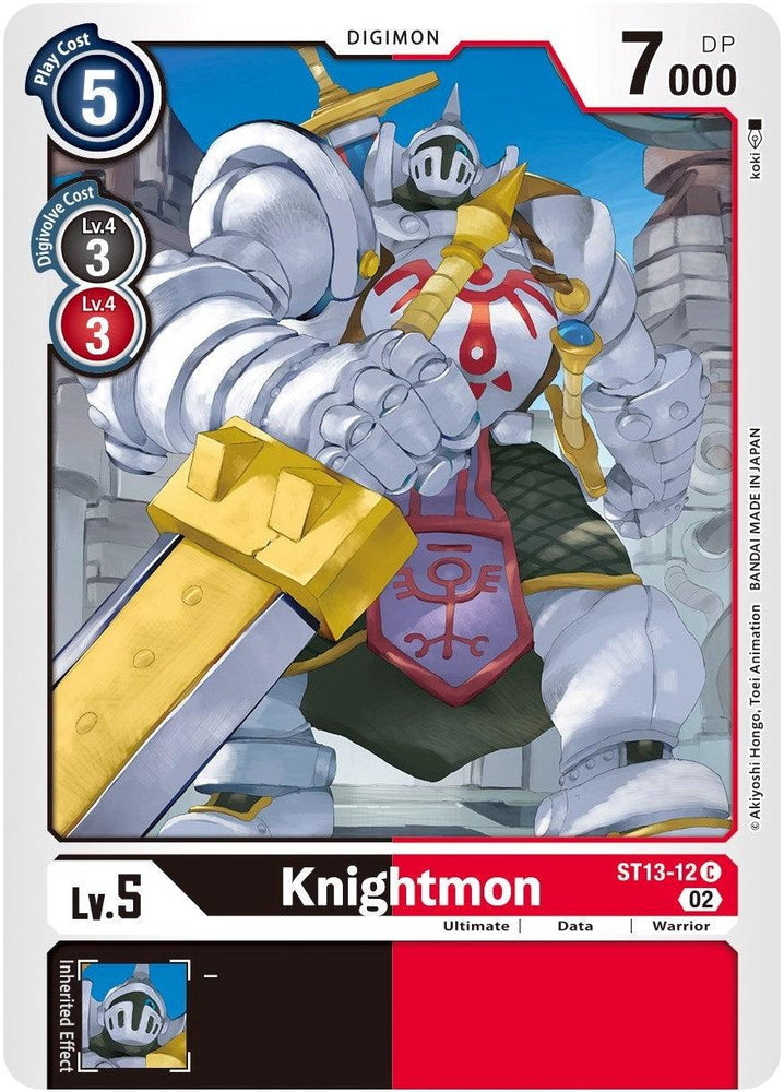 Knightmon [ST13-12] [Starter Deck: Ragnaloardmon] (ONLINE ORDER ONLY)
