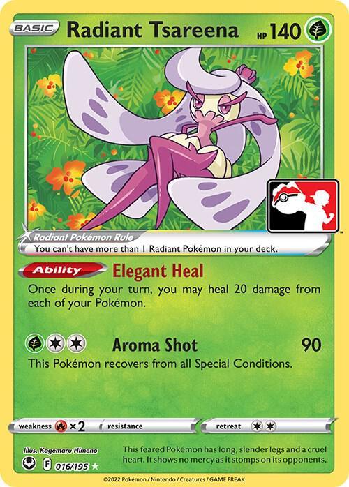 Radiant Tsareena (016/195) [Prize Pack Series Three] (Online Only)