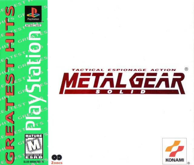Metal Gear Solid (Greatest Hits) (Playstation) (ONLINE ORDER ONLY)