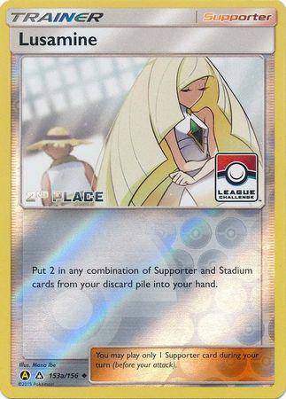 Lusamine (153a/156) (League Challenge Alt Art 2nd Place) [Sun & Moon: Ultra Prism] (Online Only)