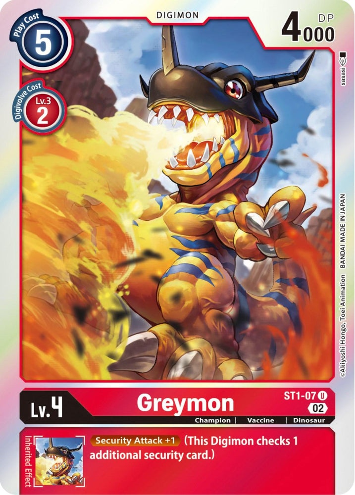 Greymon [ST1-07] [Resurgence Booster] (ONLINE ORDER ONLY)