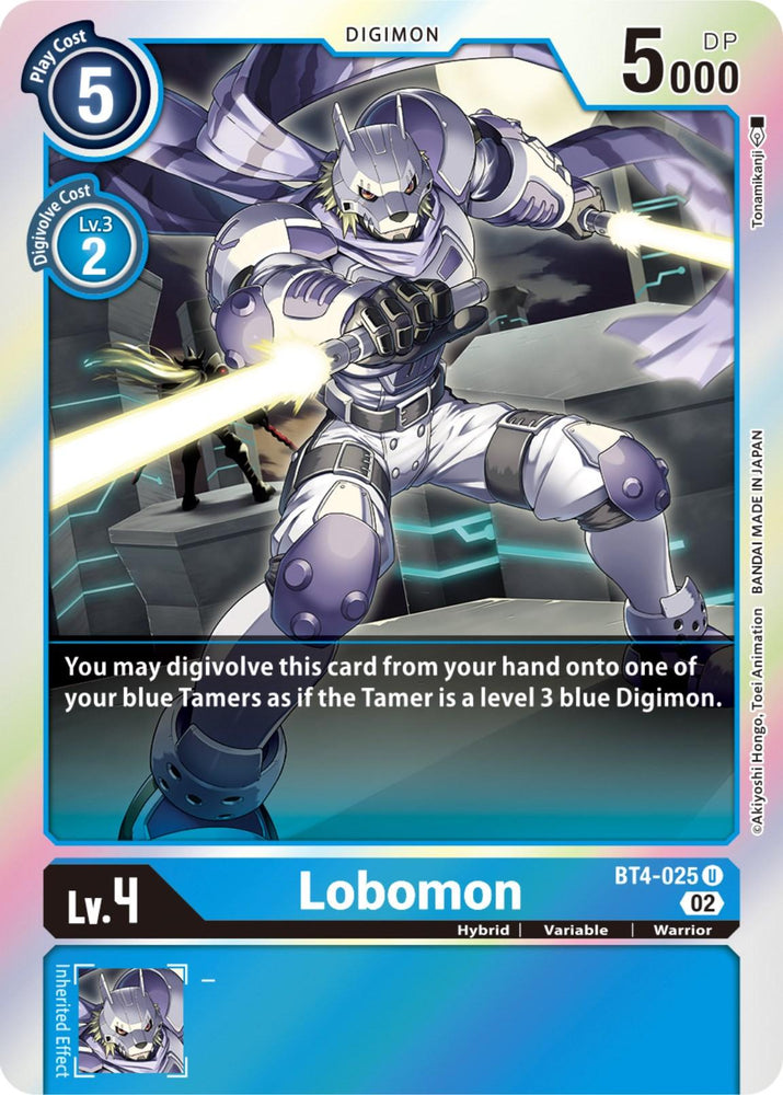 Lobomon [BT4-025] [Resurgence Booster] (ONLINE ORDER ONLY)