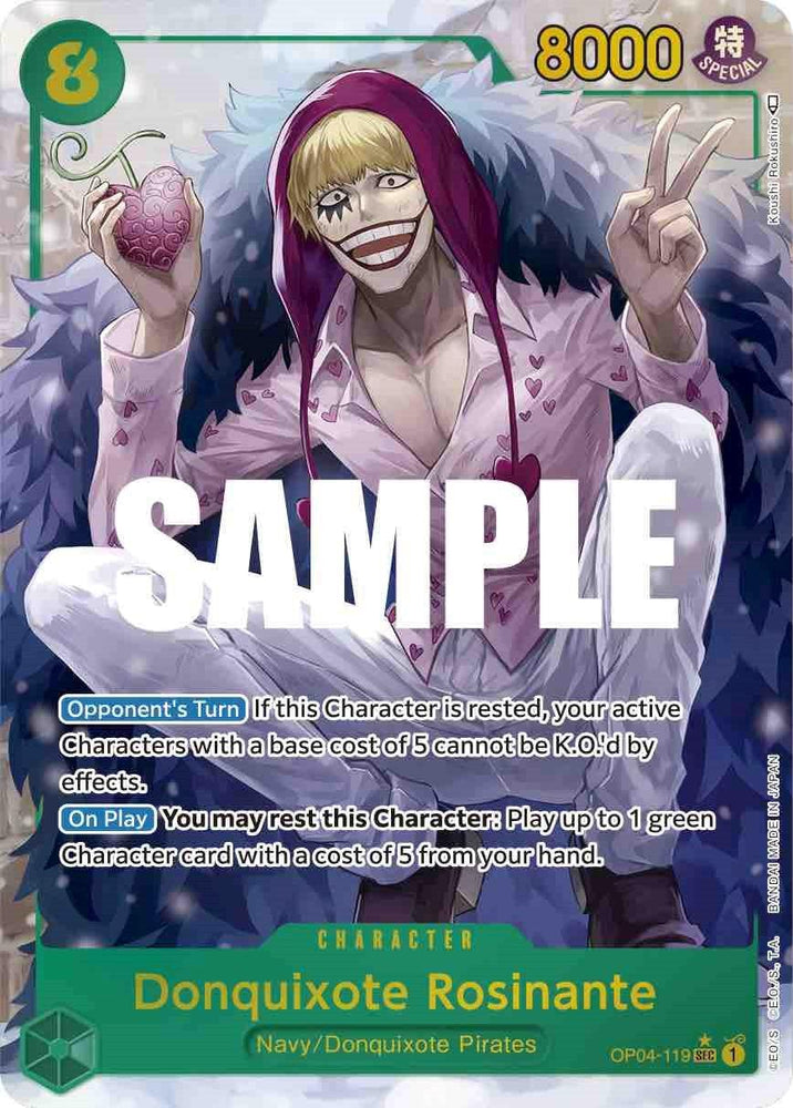 Donquixote Rosinante (Alternate Art) [Kingdoms of Intrigue] (ONLINE ORDER ONLY)
