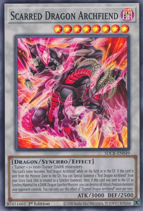 Scarred Dragon Archfiend [SDCK-EN049] Super Rare (ONLINE ORDER ONLY)