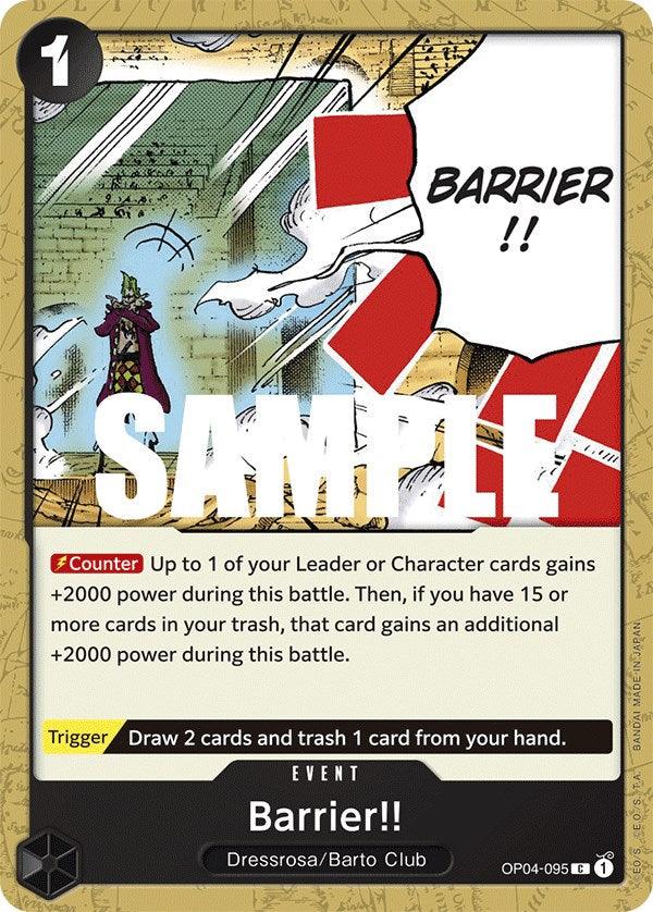 Barrier!! [Kingdoms of Intrigue] (ONLINE ORDER ONLY)