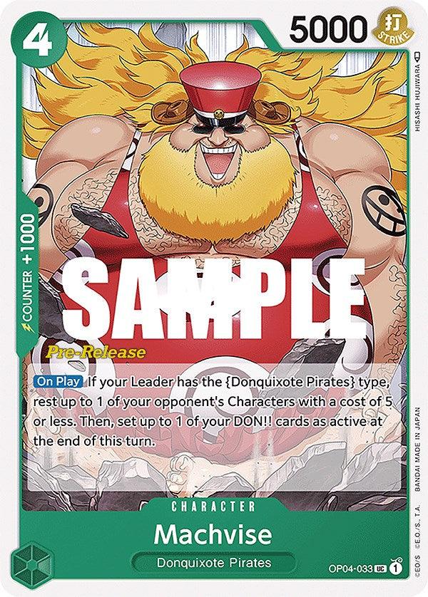 Machvise [Kingdoms of Intrigue Pre-Release Cards] (ONLINE ORDER ONLY)