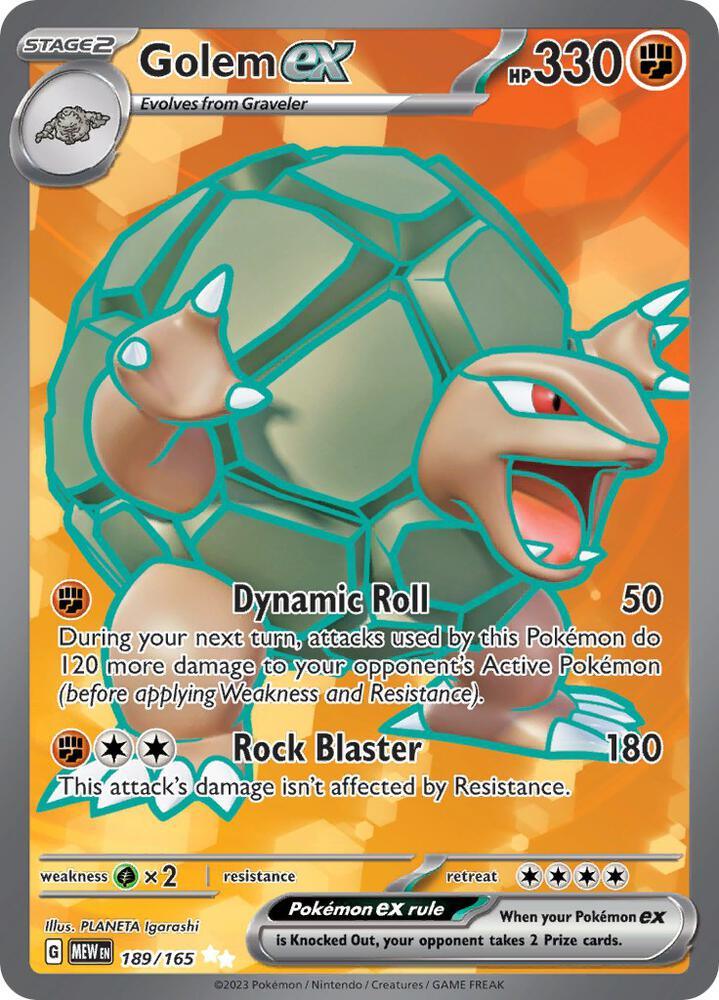 Golem ex (189/165) [Scarlet & Violet: 151] (Online Only)