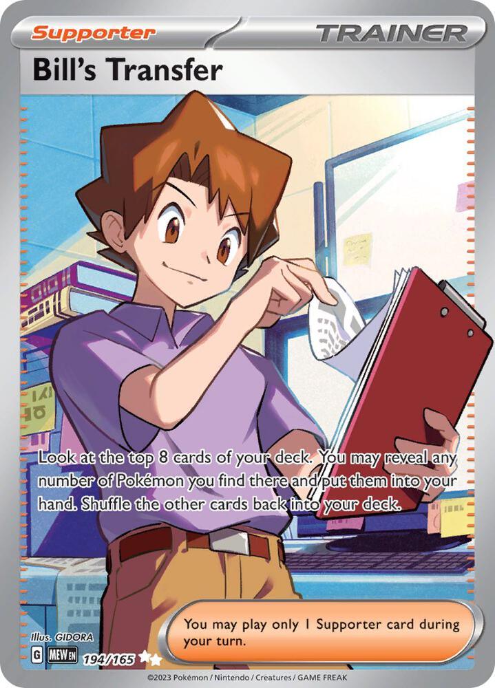 Bill's Transfer (194/165) [Scarlet & Violet: 151] (Online Only)
