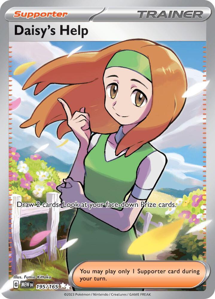 Daisy's Help (195/165) [Scarlet & Violet: 151] (Online Only)