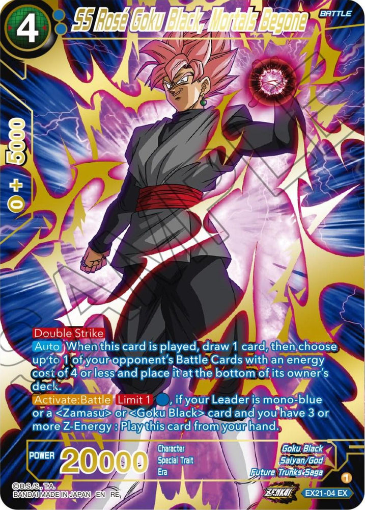 SS Rose Goku Black, Mortals Begone (EX21-04) [Premium Anniversary Box 2023] (ONLINE ORDER ONLY)